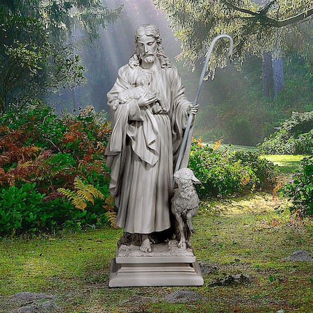Design Toscano Jesus, The Good Shepherd Garden Statue: Large EU1785